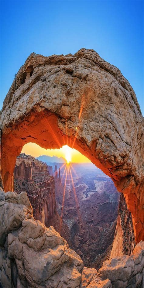 Mesa Arch In Canyonlands National Park Near Moab Utah Usa