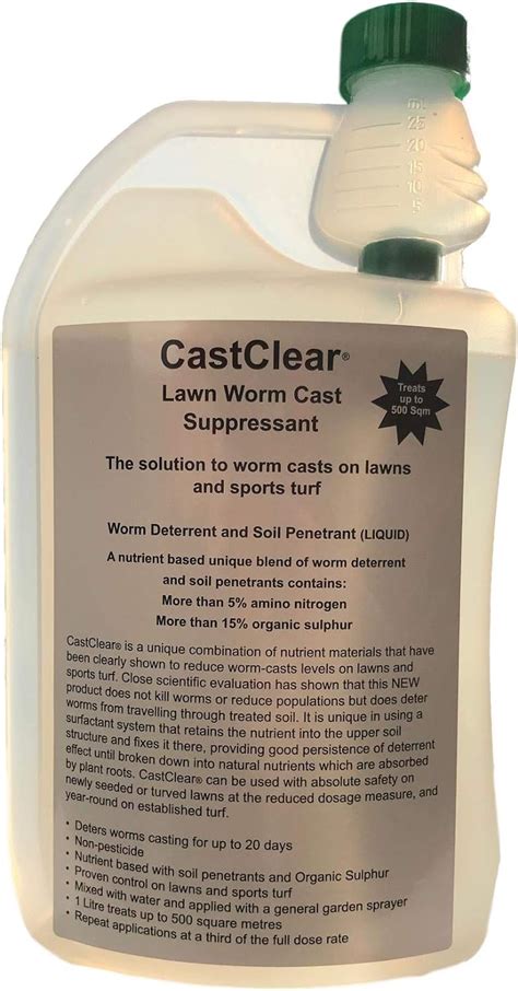 Castclear Lawn Worm Cast Treatment 1000ml Uk