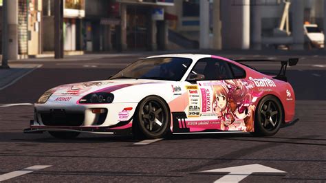 Toyota Supra Jza Shimamura Uzuki Itasha Livery K Gta Mods Com