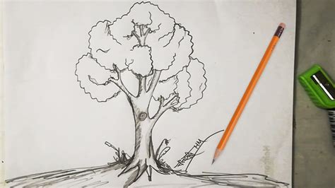 Tree Sketch Simple At PaintingValley Com Explore Collection Of Tree