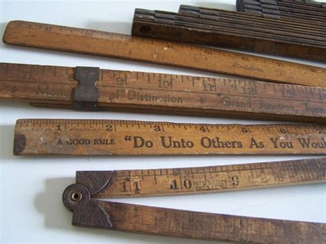 Vintage Wood Rulers An Instant Collection