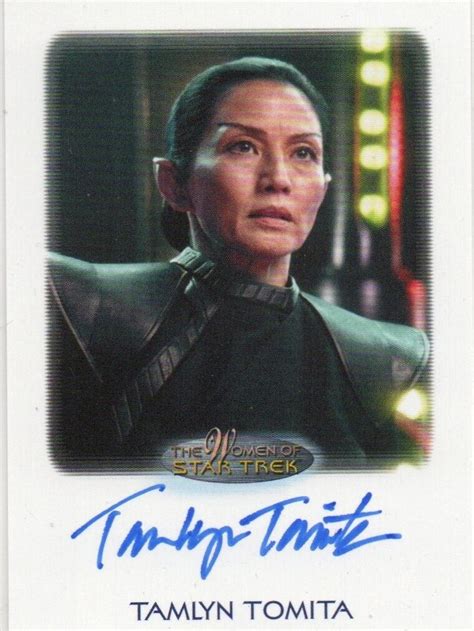 Women Of Star Trek Art And Images Tamlyn Tomita As General Oh Autograph