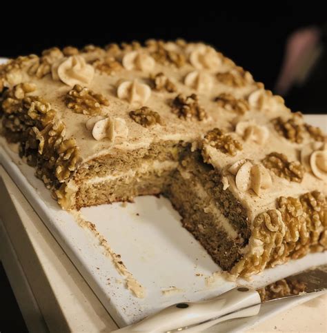 When Life Gives You Overripe Bananas Banana Cake With Cinnamon Cream