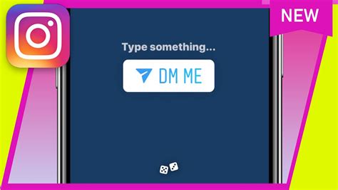 How To Use Dm Me Sticker On Instagram Stories Youtube