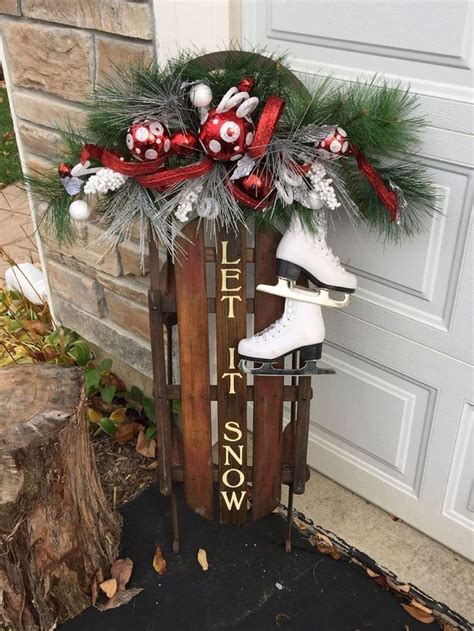 Your fashioned sled snow stock images are ready. 20+ Elegant DIY Christmas Decor Ideas With Vintage Style ...