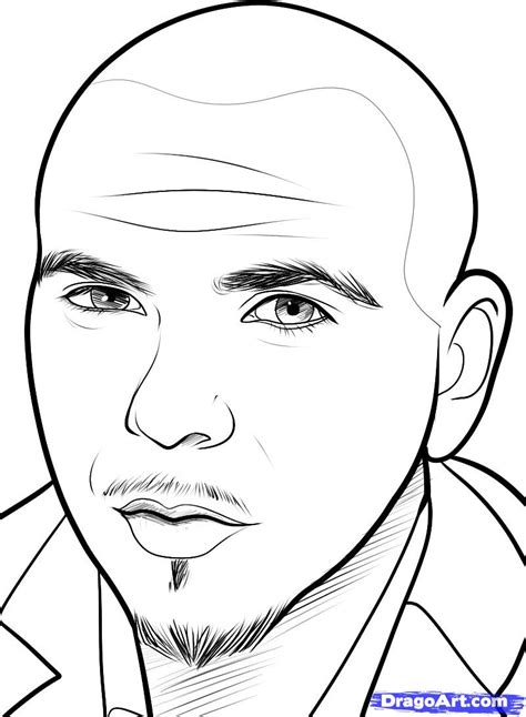 How To Draw Pitbull Pitbull Step By Step Stars People Free Online Drawing Tutorial Added