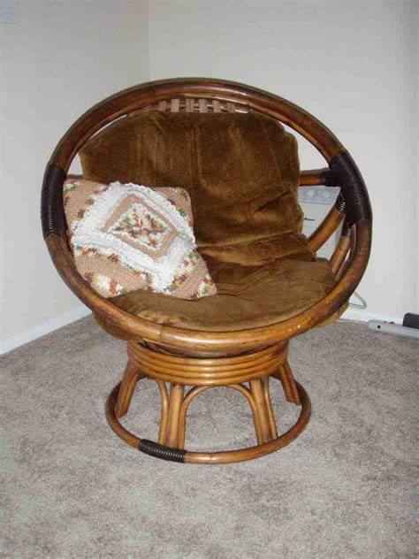 Papasan Swivel Chair Cushion Home Furniture Design
