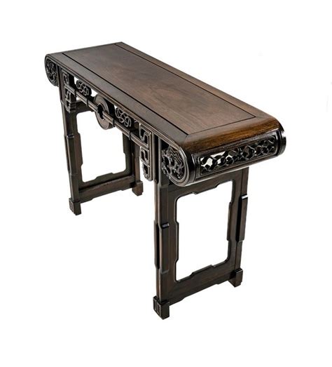 Rosewood Altar Table With Pierced Apron Furniture Oriental