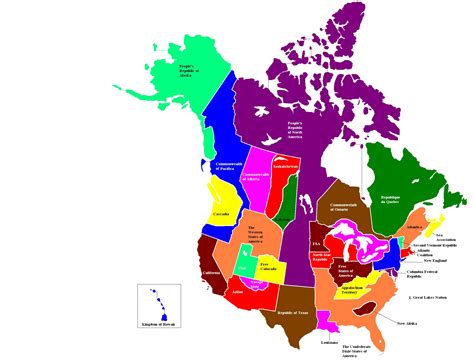 Peoples Republic Of North America Balkanized North America