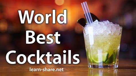 Top 20 Best Cocktails In The World Youtube