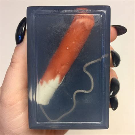 Carrie Body Bar Soap Bloody Tampon Etsy