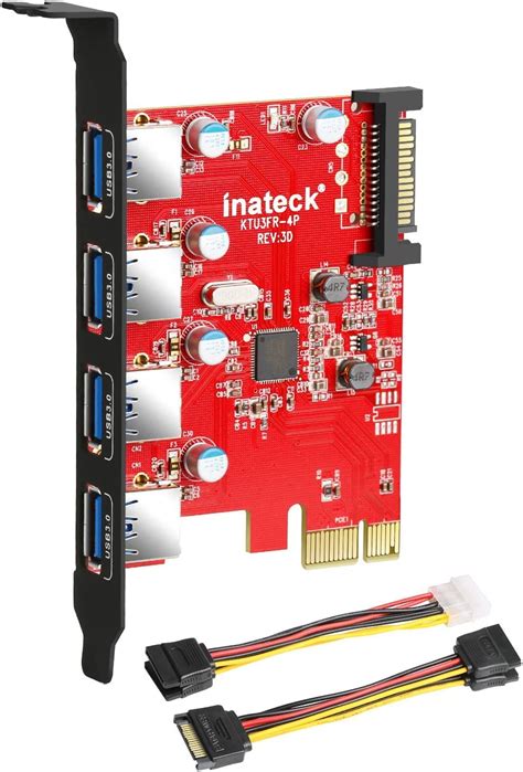 Amazon Co Jp Inateck Superspeed 4 Ports PCI E To USB 3 0 Expansion