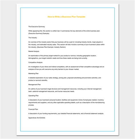 This coherence concerning the purpose of your business and direction in which you're heading is invaluable. Business Outline Template - 20+ Free Samples, Formats ...
