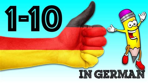 Learn To Count In German 1 10 Fun Learning For Kids Youtube