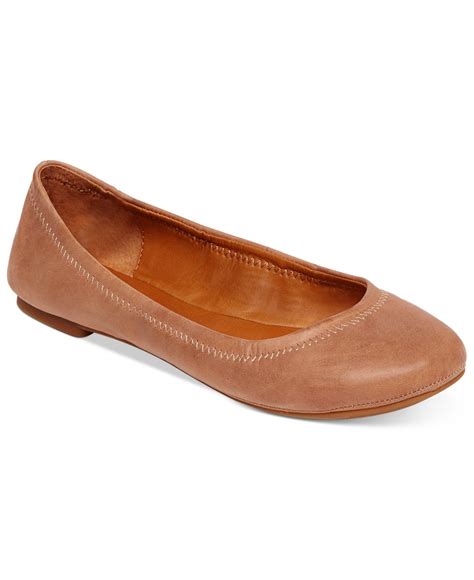 Lyst Lucky Brand Emmie Flats In Natural