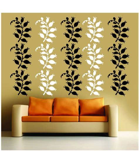 Kayra Decor Reusable Wall Stencil In 16 X 24 Inches Plastic Sheet