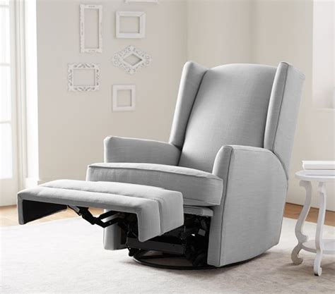 Modern Wingback Swivel Glider And Recliner Pottery Barn Kids