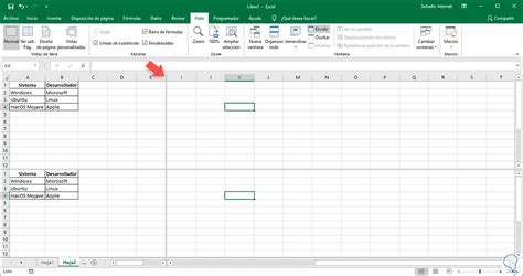 Como Dividir La Hoja De Excel En Excel Para Mac Neloama