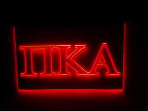 Pi Kappa Alpha Led Sign Greek Letter Fraternity Light Led Signs Pi