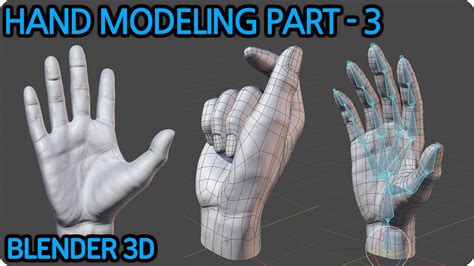 Hand Sculpting Retopology With Blender 3d Part 3 Detail Sculpting
