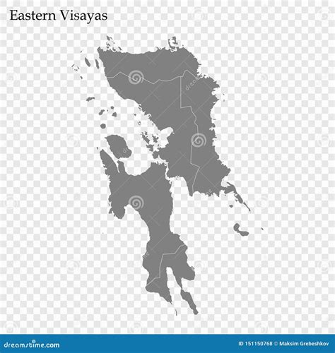 High Quality Map Of Region Of Philippines Stock Illustration