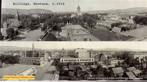 Old Billings Montana History And Images