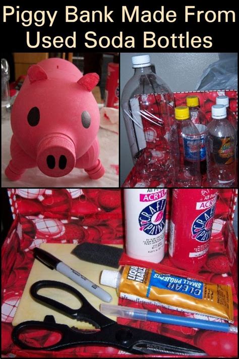 Piggy Bank Made From Used Soda Bottles Do You Have Used Soda Bottles