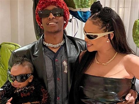 Rihanna And Aap Rocky Celebrated Their Babys First Birthday With