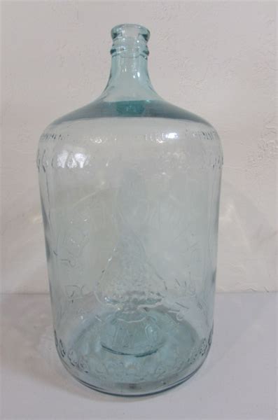 Lot Detail Vintage 5 Gal Glass Water Bottle Arrowhead Spring Water