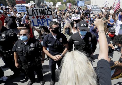 Amid A National Movement To Defund The Police Lapd Officers And Their