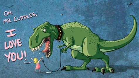 Artwork Humor Dinosaurs T Rex Wallpapers Hd Desktop And Mobile