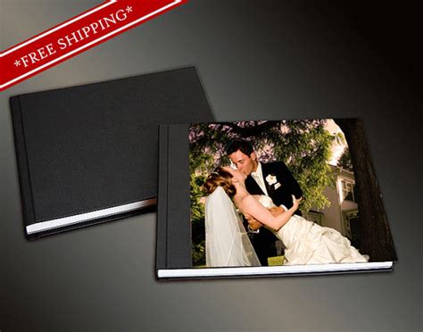 Flush Mount Wedding Album Acrylic Cover Custom Design Photo Album