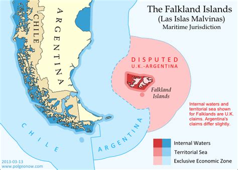 map the falkland islands disputed seas political geography now