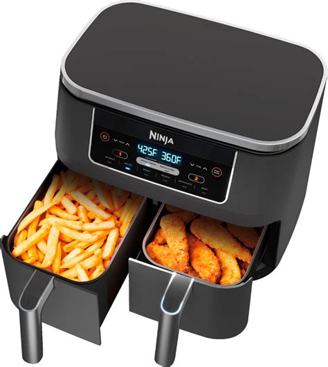 Ninja Foodi 6 In 1 8 Qt 2 Basket Air Fryer With Dualzone Technology And Air Fry Roast Broil