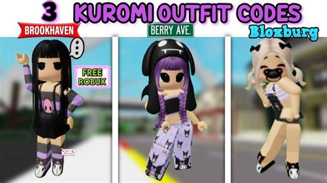 Kuromi Outfit Codes Roblox For Brookhaven Berry Avenue And Bloxburg