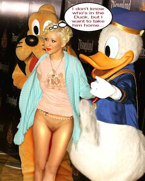 Image Christina Aguilera Dsny Donald Duck Pluto The Pup Fakes