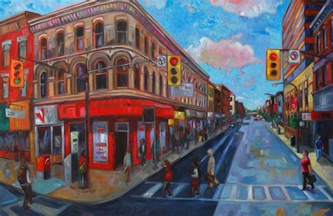 Downtown Painting At Explore Collection Of