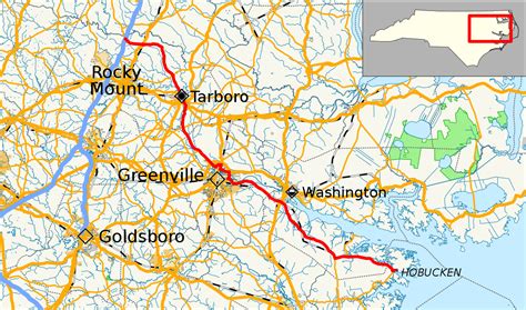 North Carolina Highway 50 Wikipedia Printable Street Map Of