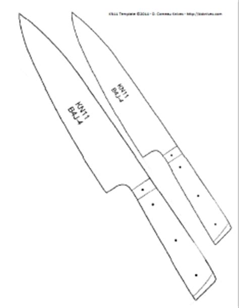 Each template has several sizes. DIY Knifemaker's Info Center: Knife Patterns III