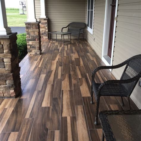 75 Tile Front Porch Ideas Youll Love May 2024 Houzz