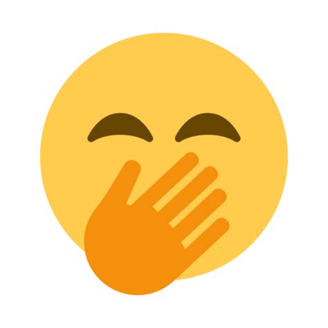 Face With Hand Over Mouth Emoji What Emoji 🧐