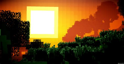 Minecraft Sunset By Niklon9141 On Deviantart