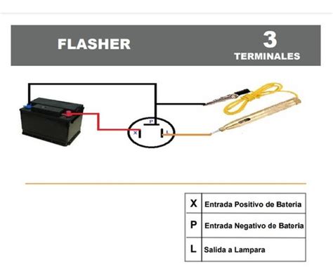 Flasher Destellador Intermitentes Tridon 3 Patas Hd13 Meses Sin Intereses