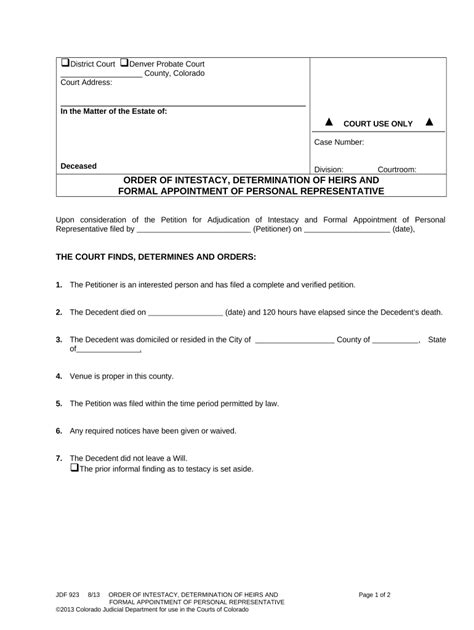 Free Personal Representative Deed Form Colorado Fill Out And Sign Online