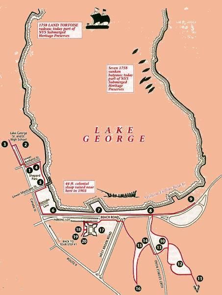 Lake Georgefort Area Map