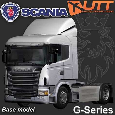 Scania Series Truck 3d Model