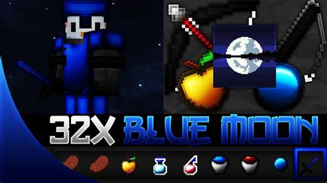 Blue Moon 32x Mcpe Pvp Texture Pack Fps Friendly By Apexay Youtube