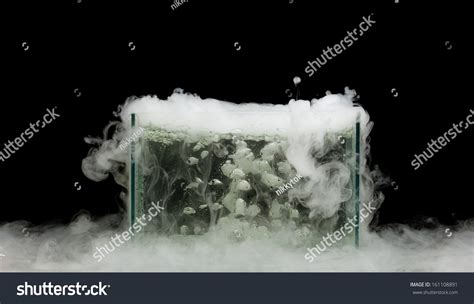 Boiling Dry Ice Vapor Stock Photo 161108891 Shutterstock
