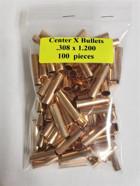 308 X 1200 Copper Jackets Center X Bullets