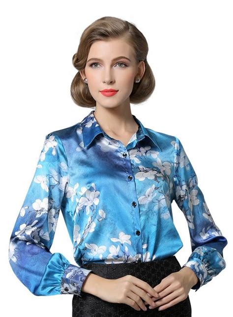 Pin By Greymoon On Blue Green Satin Blouse Blouse Blouse And Skirt Beautiful Blouses